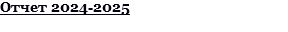 Отчет 2024-2025